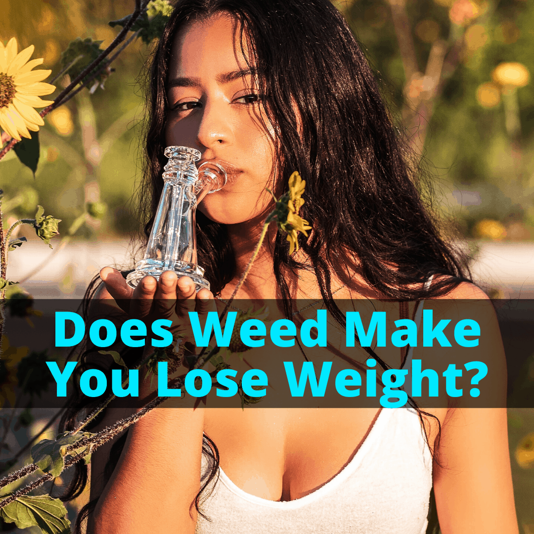 Girl smoking weed to lose weight