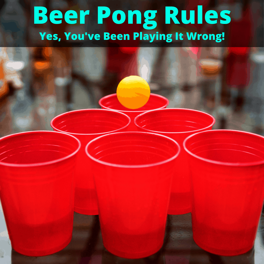 Rules of beer pong