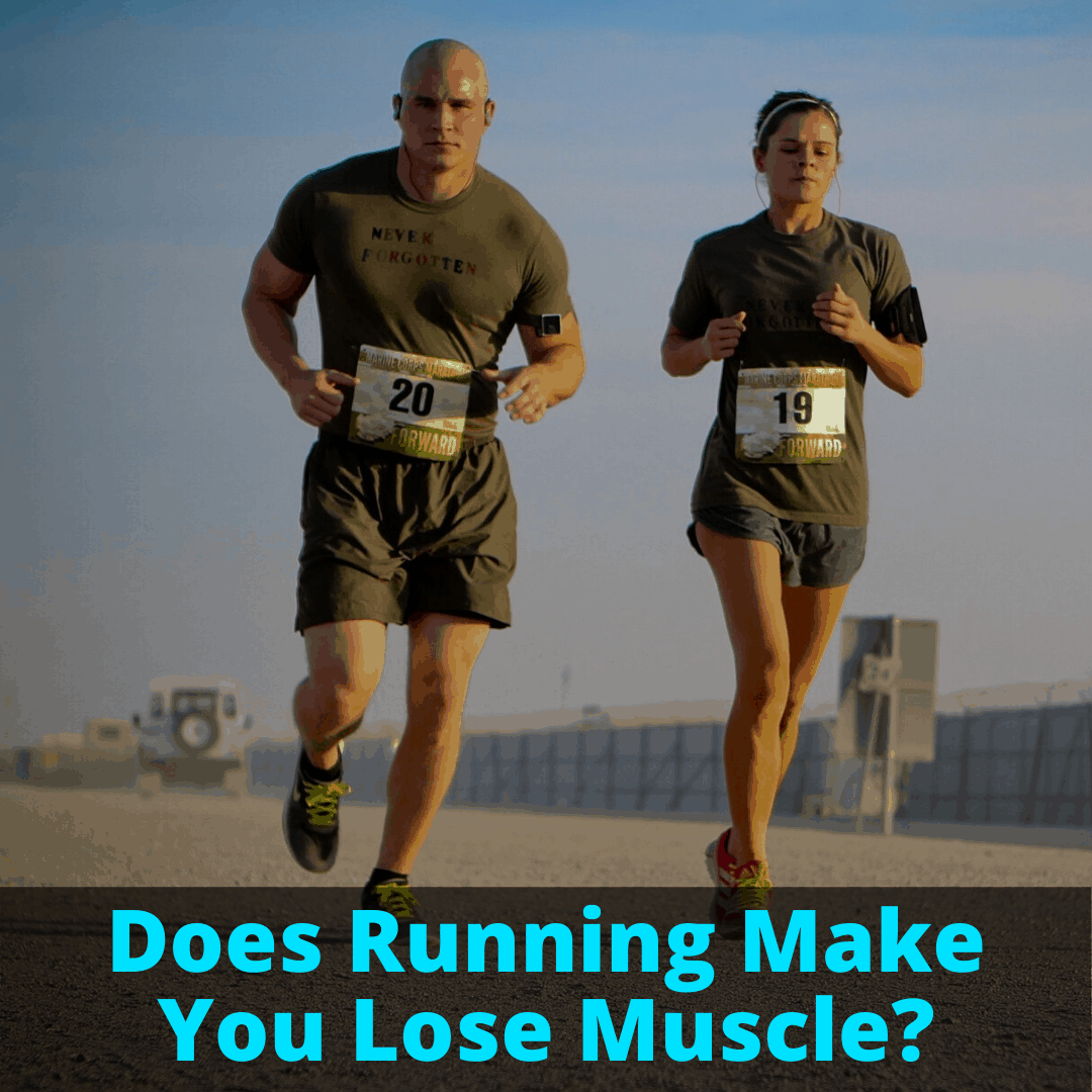 Two muscular runners