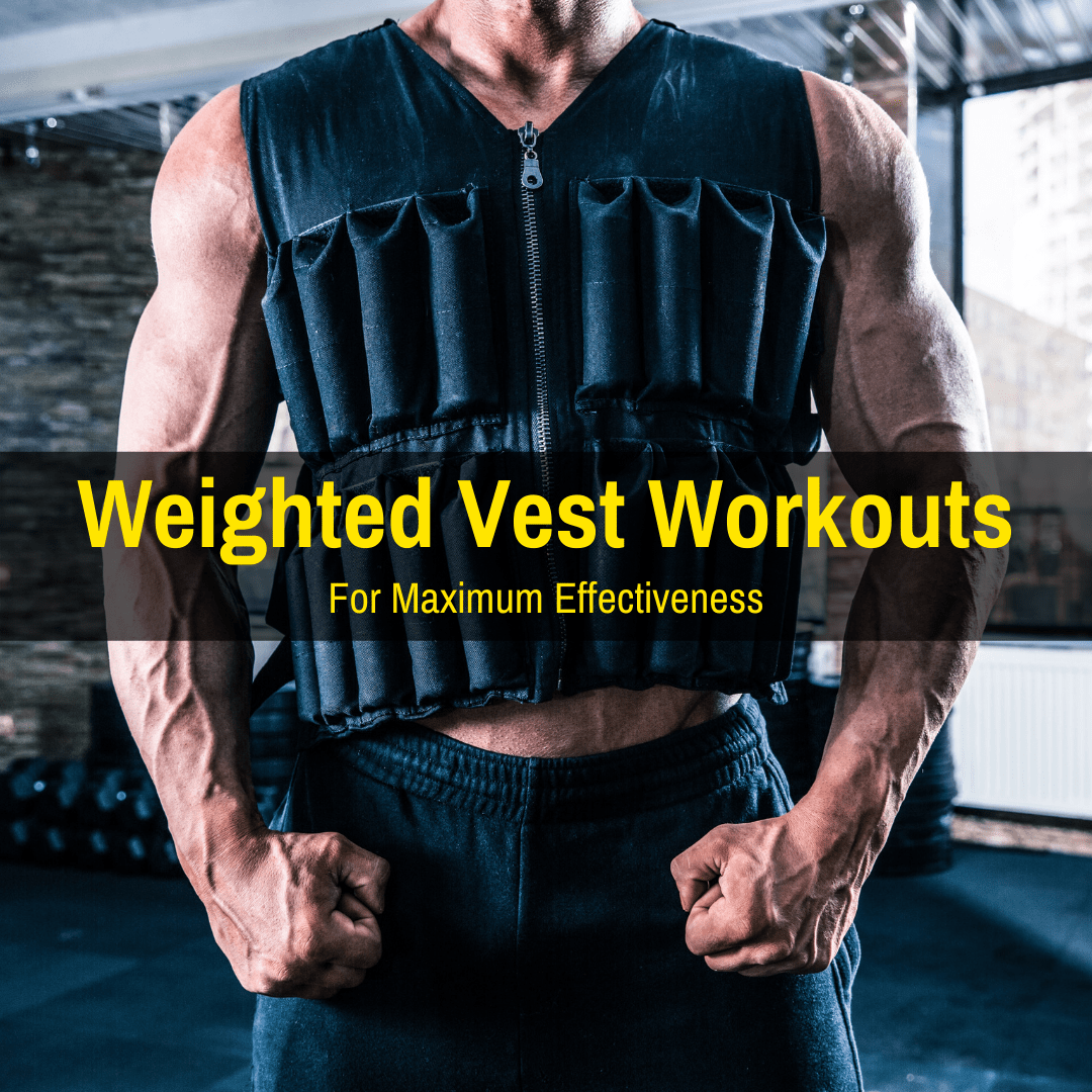 Working out in a weighted vest