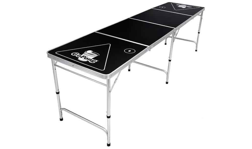 A beer pong table