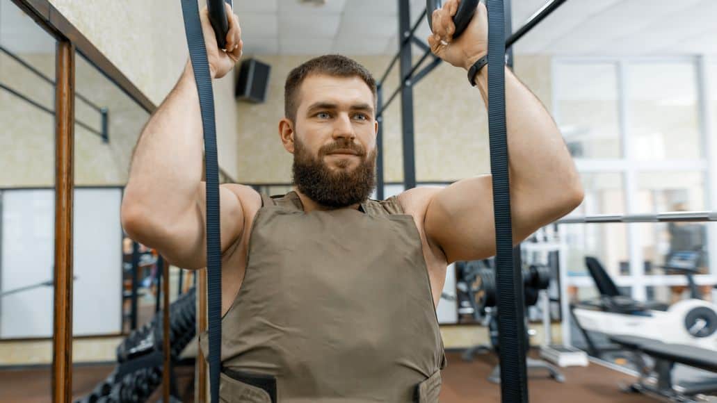 Pull-ups with a weight vest