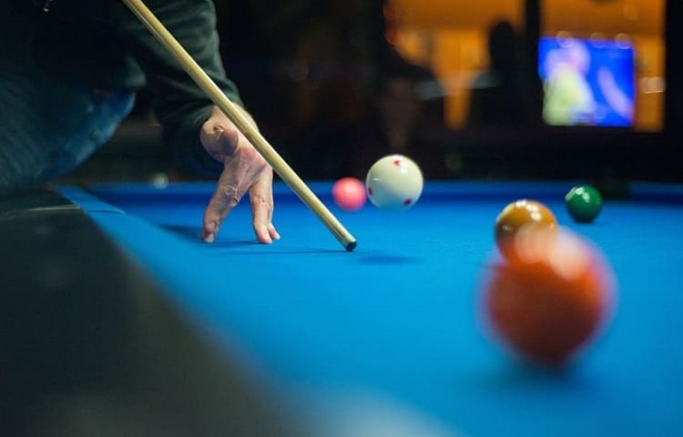 hitting opponents ball in pool