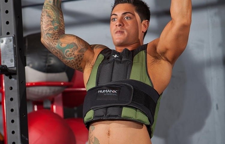 weighted vest workout itensity