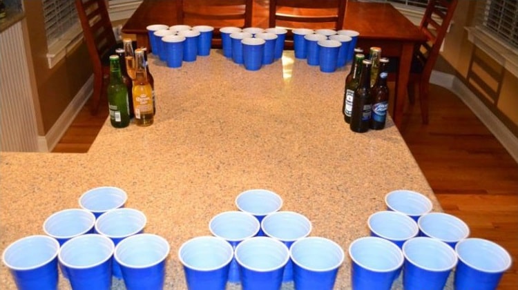 civil war beer pong game