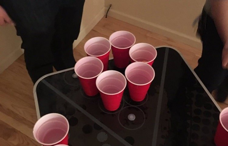 ring of fire in beer pong