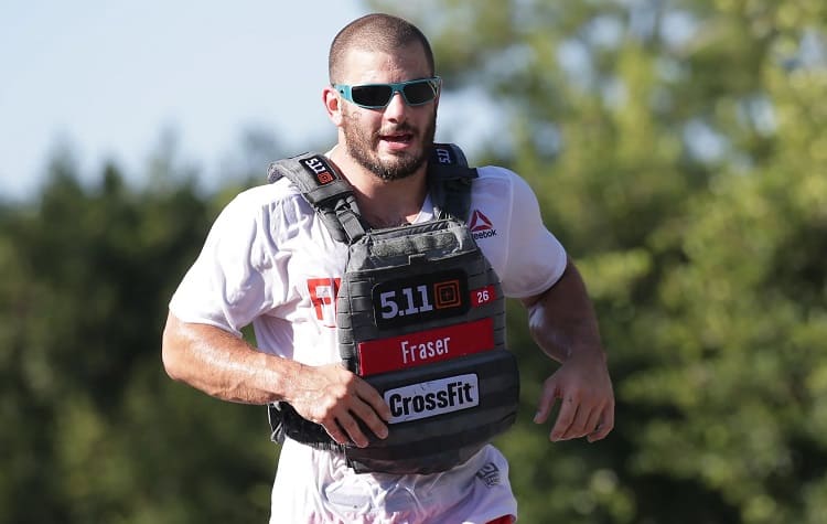 crossfit competition with weight vest