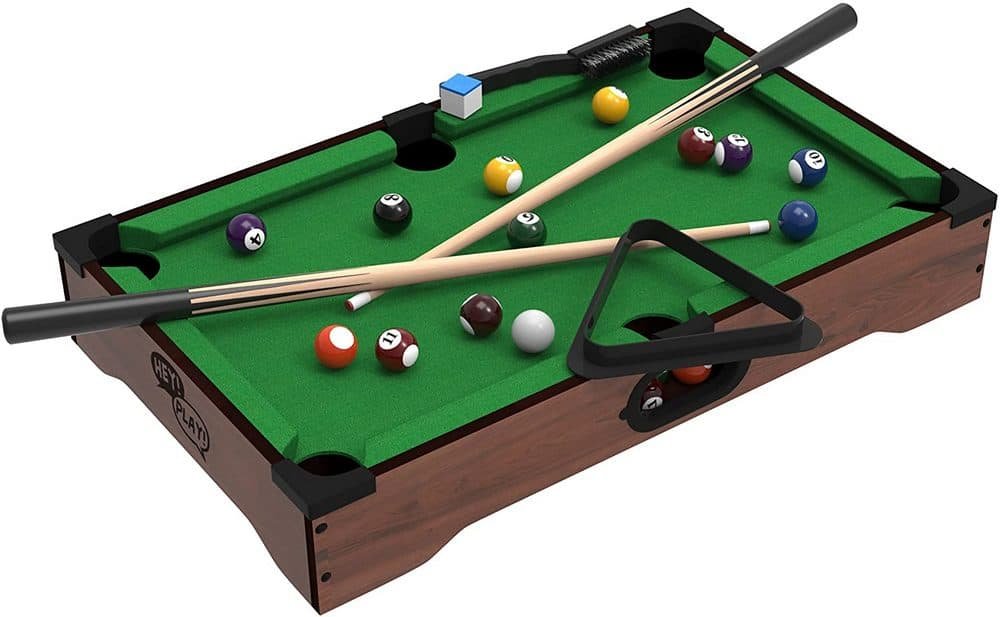 Hey! Play! Mini Tabletop Pool Set